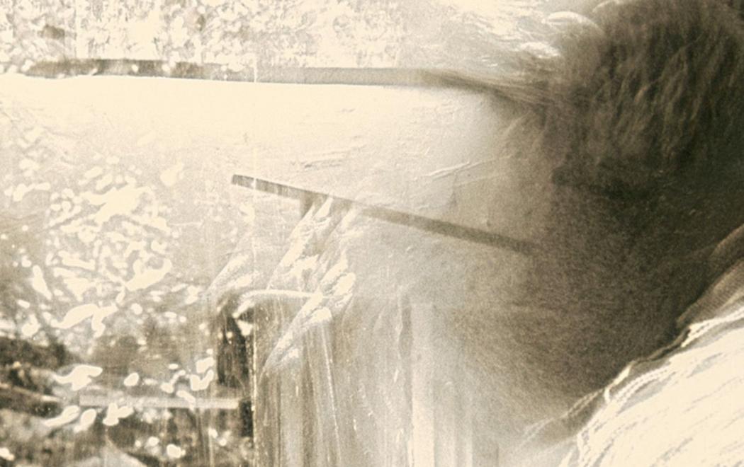 An abstract sepia image of multiple textures